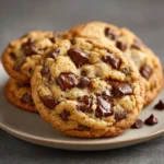 Thick And Gooey Two Chip Chocolate Chip Cookies