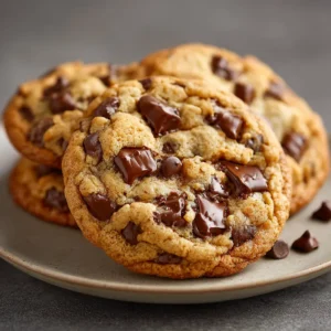 Thick And Gooey Two Chip Chocolate Chip Cookies