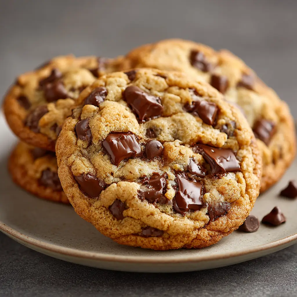 Thick And Gooey Two Chip Chocolate Chip Cookies