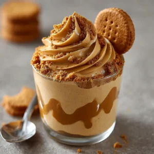 2 Ingredient Biscoff Mousse Recipe