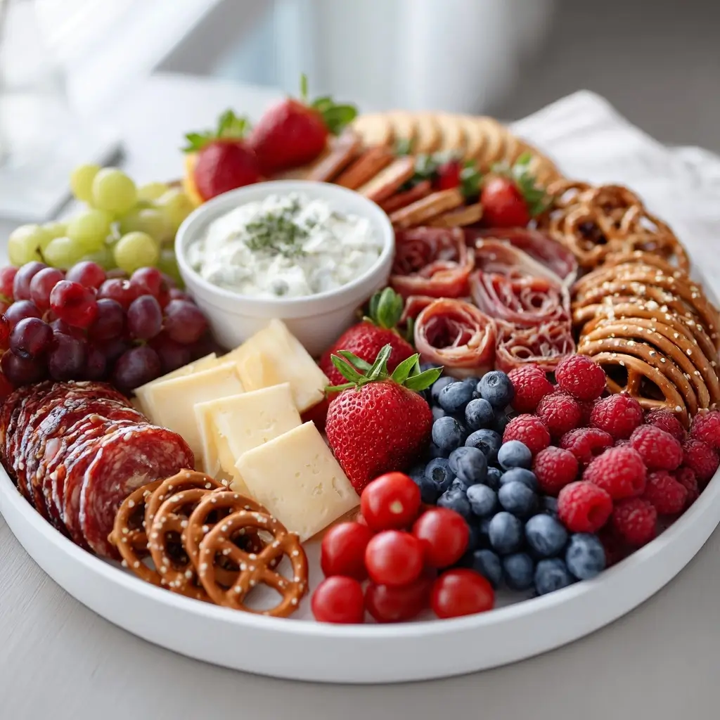 4th Of July Charcuterie Board: Red White Blue Appetizer Ideas