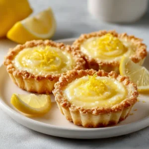 Baby Lemon Impossible Mini Pies