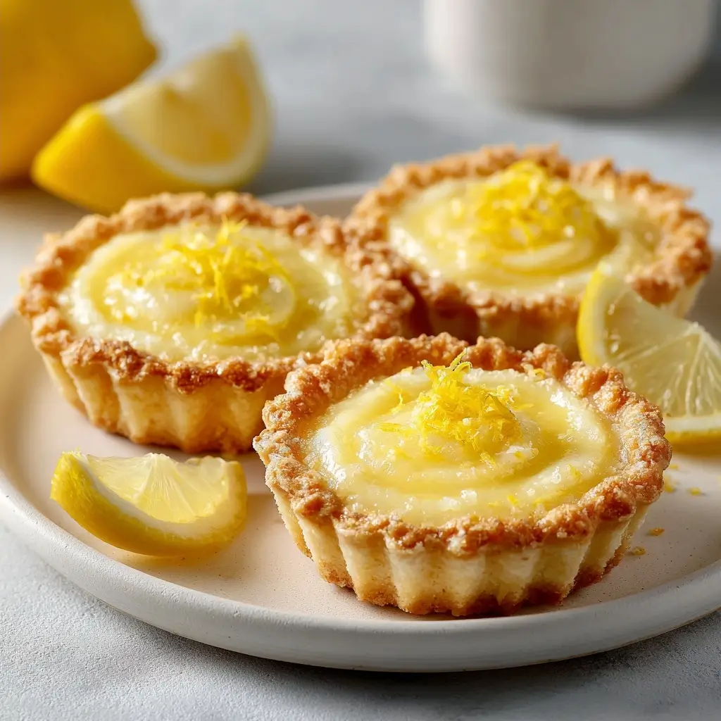 Baby Lemon Impossible Mini Pies