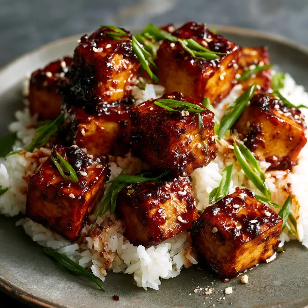 Brown Sugar Glazed Tofu