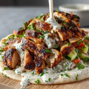 Chicken Shawarma With Creamy Garlic