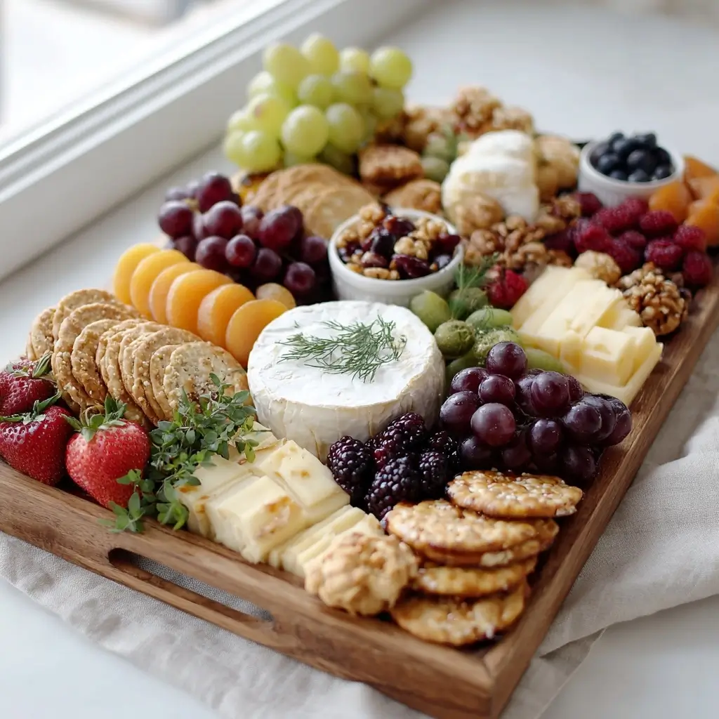 Fruit & Cheese Board: Fresh Summer Grazing Platter For Backyard Parties