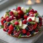Patriotic Charcuterie Wreath: Festive 4th Of July Appetizer Idea