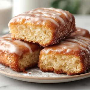 Soft Baked Maple Donut Bars