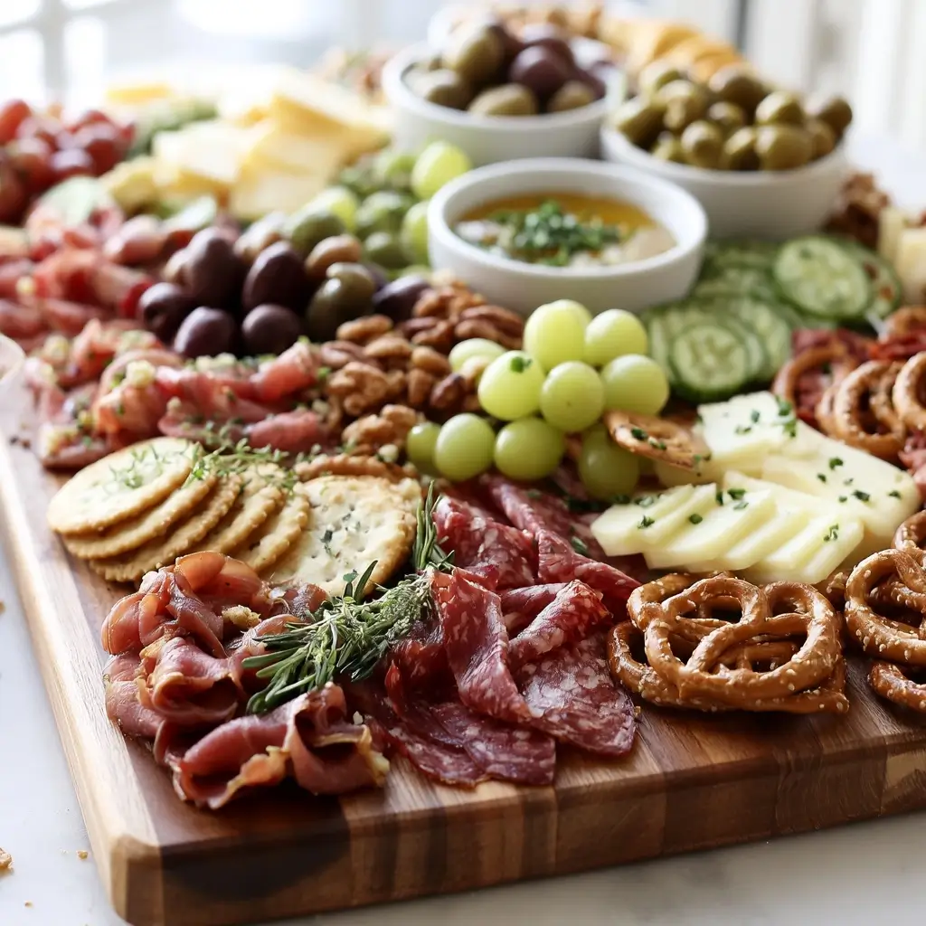 Game Day Charcuterie Board