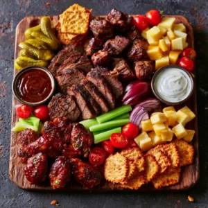 Bbq Charcuterie Board For Game Day Parties