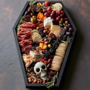 Halloween Coffin Shape Charcuterie Board