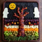 Haunted Tree Halloween Charcuterie Boar