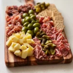 Meat Cheese Olives And Pickles Charcuterie Board
