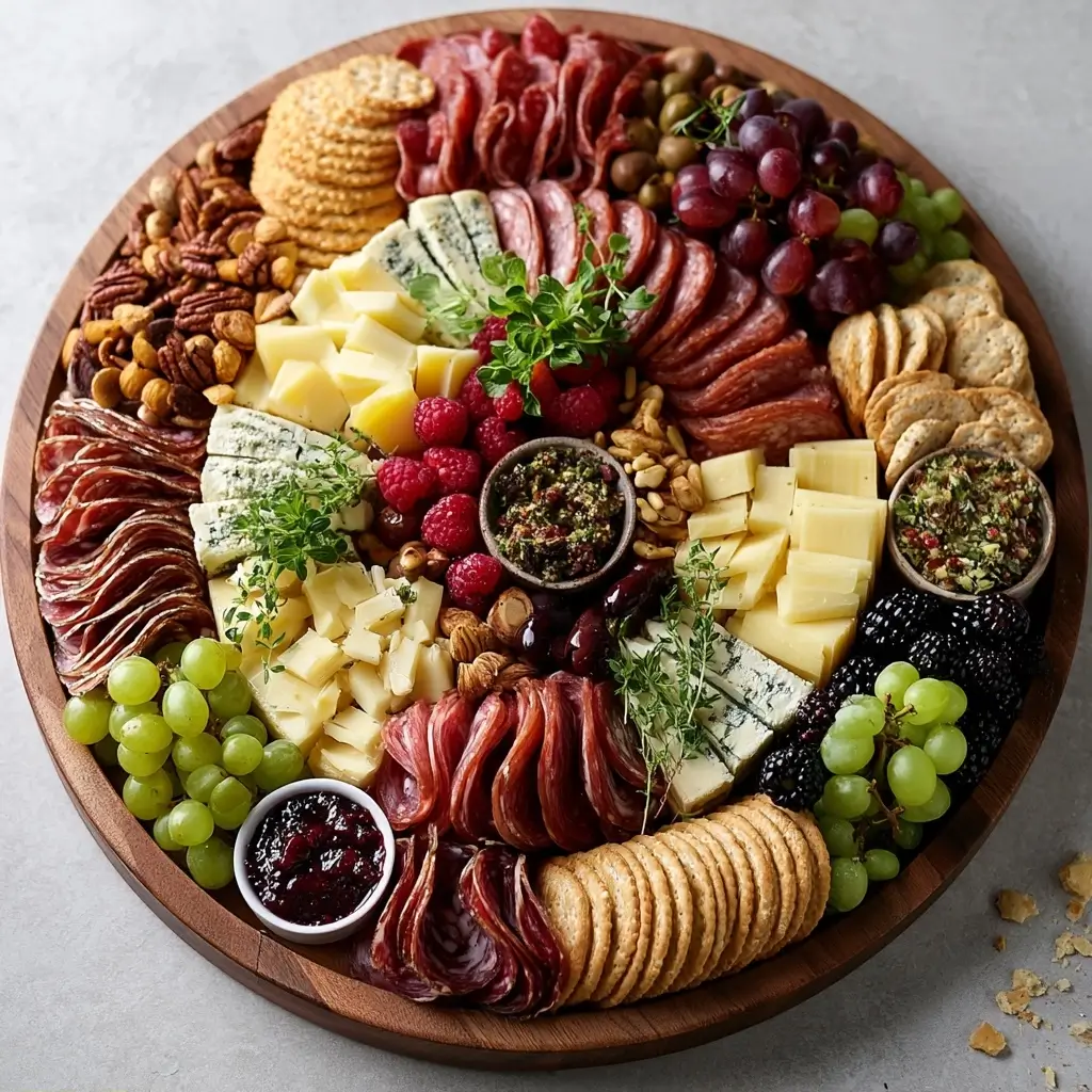 Round Charcuterie Board Layout: How To For Beginners