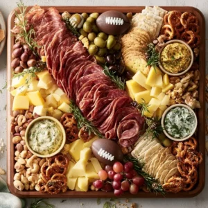 Super Bowl Charcuterie Board