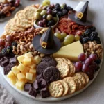 Festive Halloween Cheese Board Witch Hat Party Platter