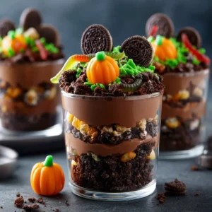 Halloween Dirt Cups Recipe Spooky Graveyard Treat