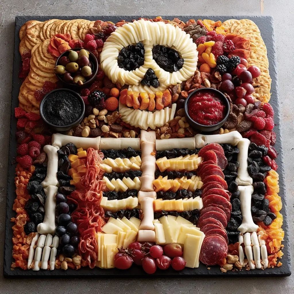 Skeleton Charcuterie Board | Halloween Party Centerpiece