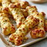 Cheesy Halloween Breadstick Bones