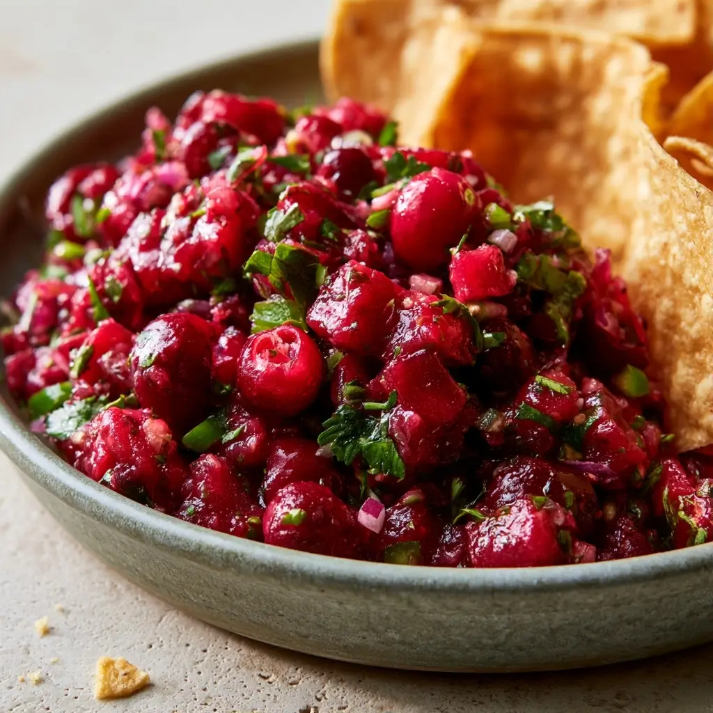 Cranberry Salsa | Thanksgiving Appetizer