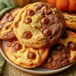 Fall Harvest Marble Chocolate Chip Cookies