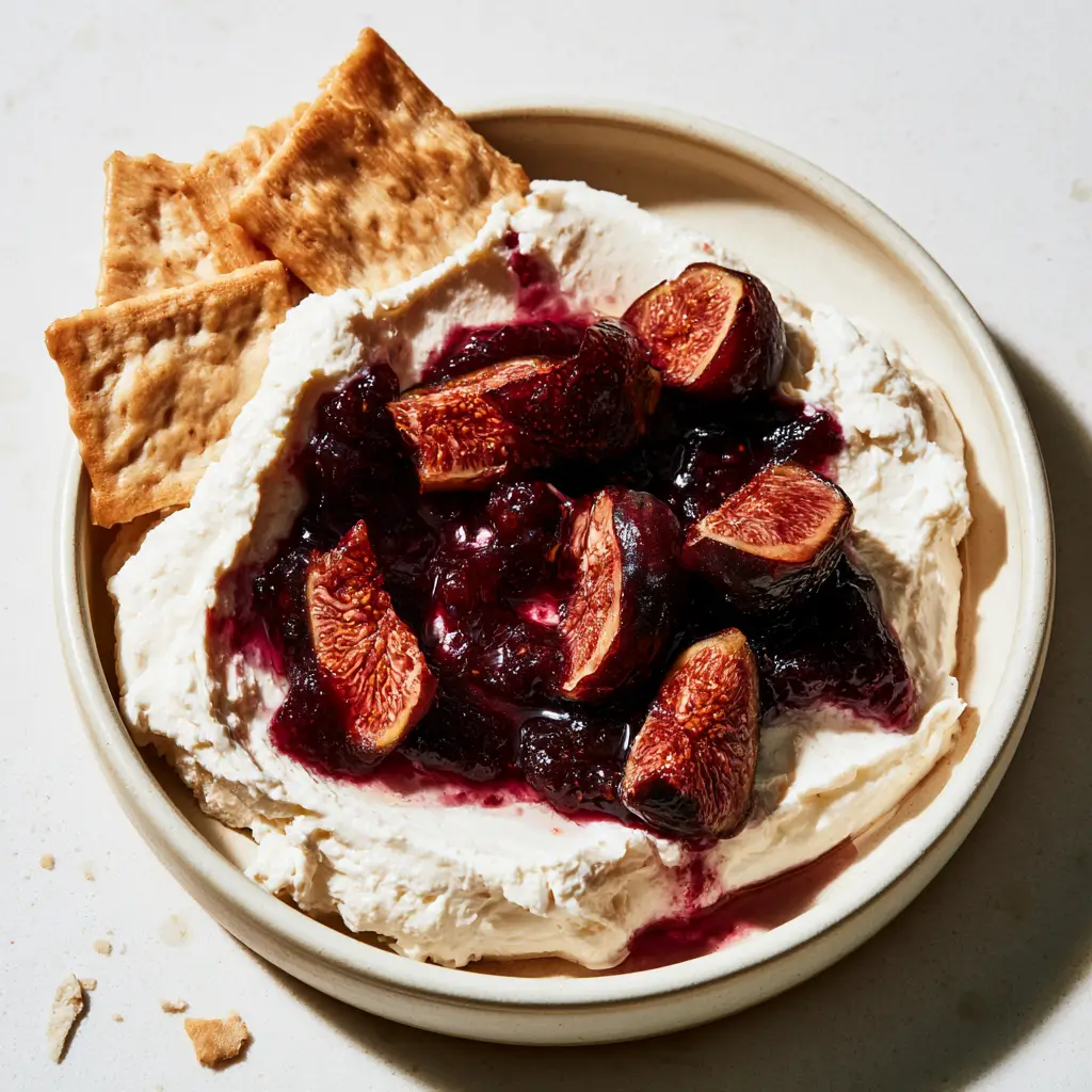 Fig Jam Goat Cheese Dip For Thanksgiving
