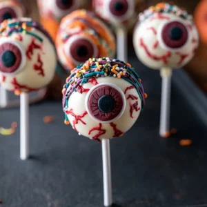 Monster Eyeball Cake Pops