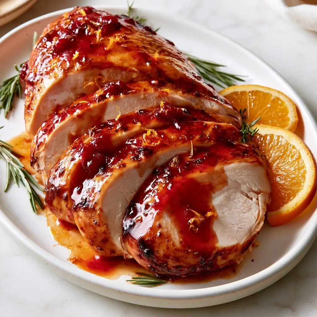 Perfect Cranberry Orange Glazed Turkey Breast For The Holidays