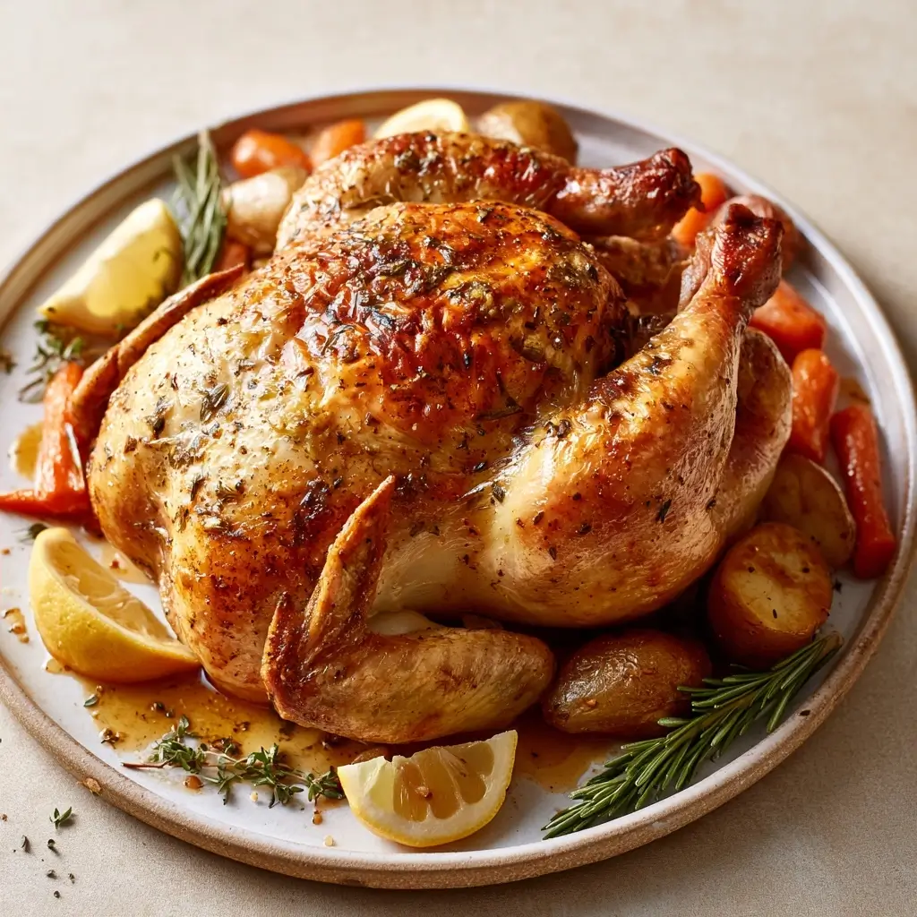 Perfect Roast Whole Chicken Recipe For Thanksgiving