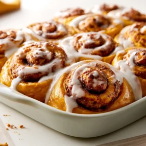 Pumpkin Cinnamon Rolls