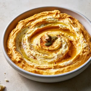 Pumpkin Whipped Feta Dip For Thanksgiving