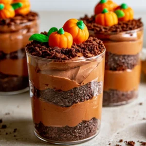 Pumpkin Dirt Cups | Fall Dirt Cups