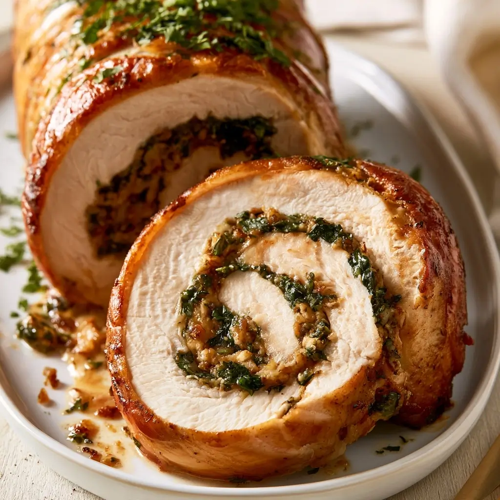 Smoked Turkey Roulade Recipe