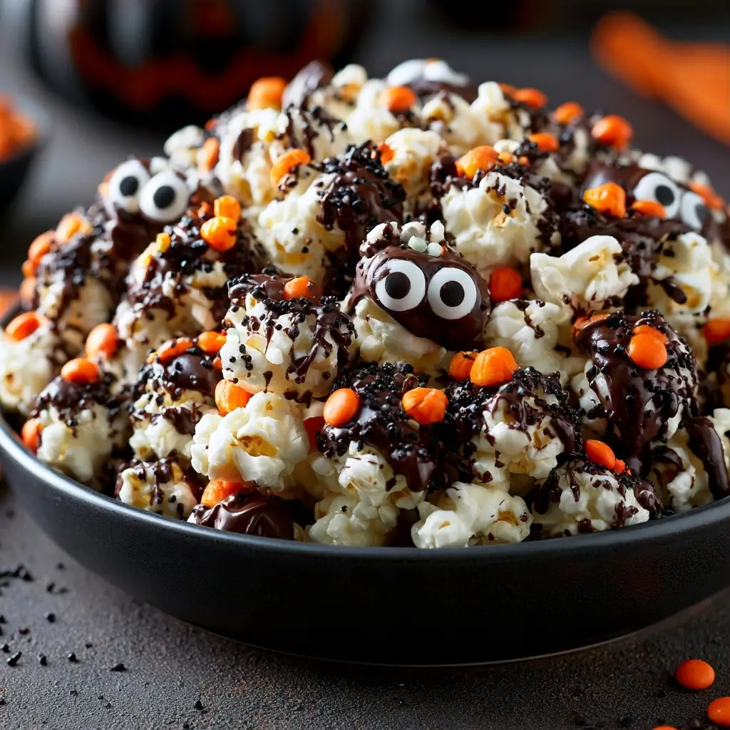 Spooky Halloween Popcorn