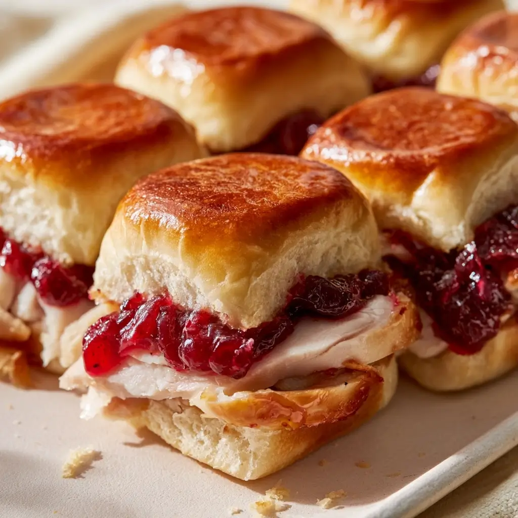 Turkey Cranberry Sliders | Thanksgiving Sliders Recipes, Thanksgiving Dinner