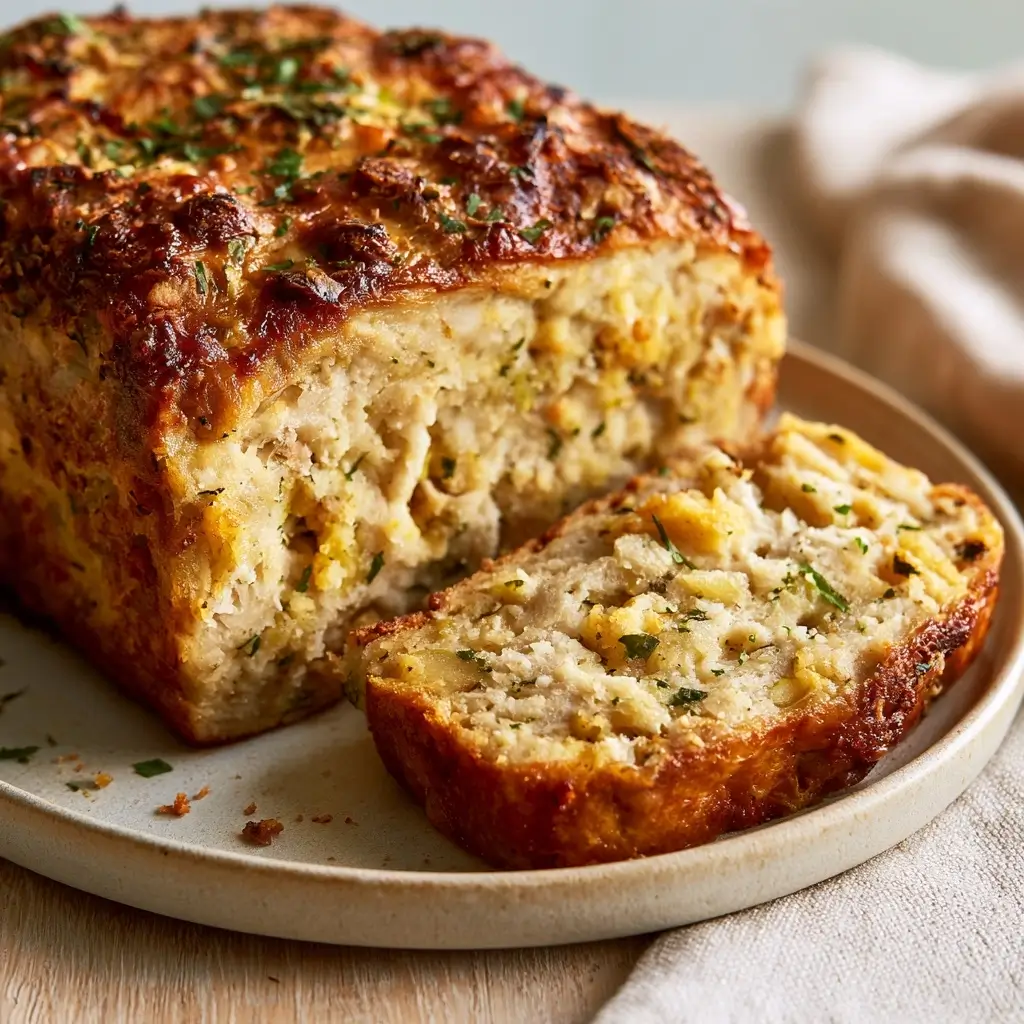 Turkey Stuffing Meatloaf | Cozy Family Thanksgiving Dinner