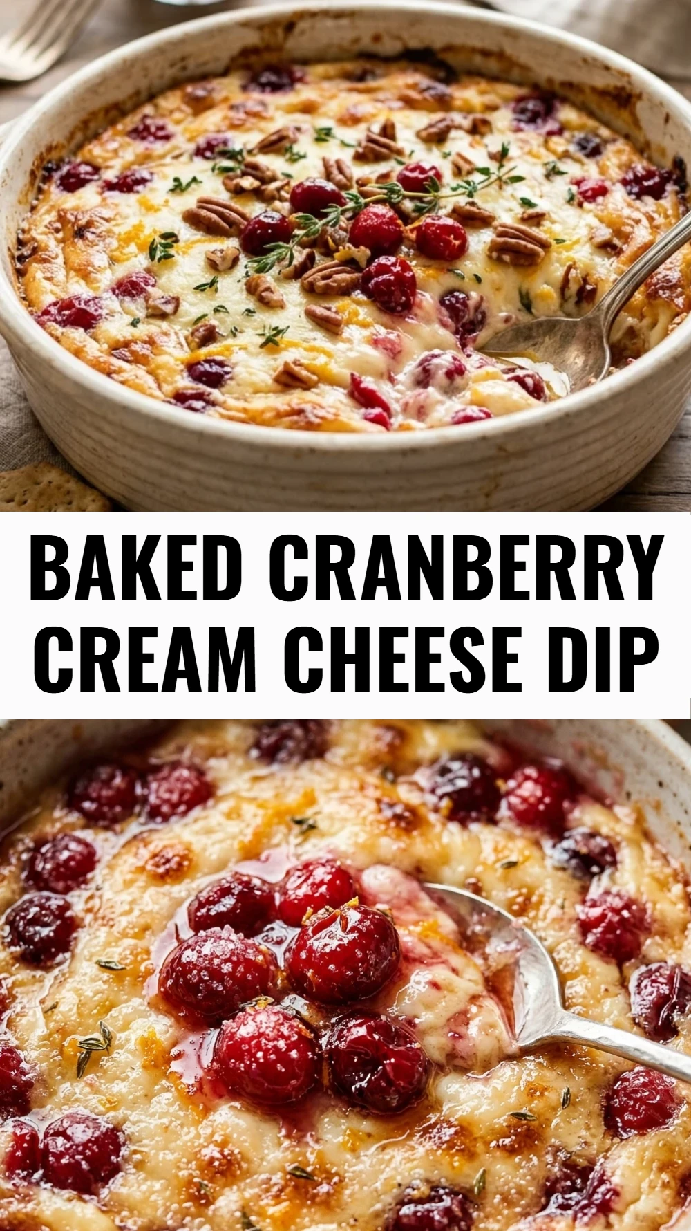Baked Cranberry Cream Cheese Dip