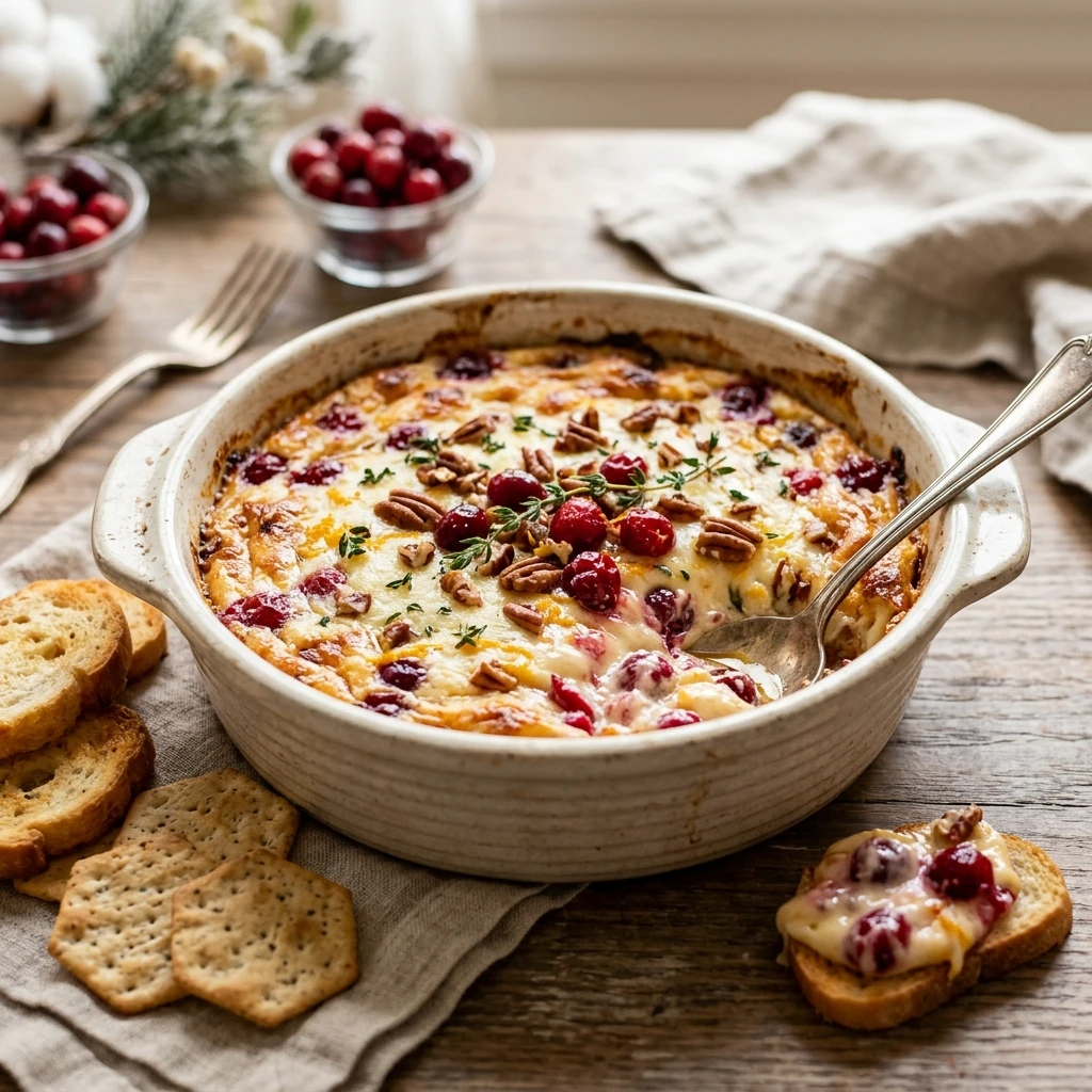 Baked Cranberry Cream Cheese Dip