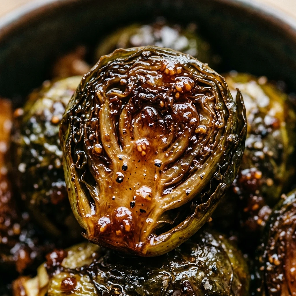 Balsamic-Fig Glazed Brussels Sprouts
