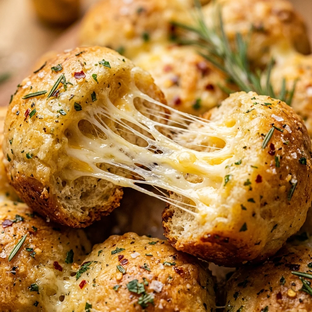 Cheesy Pull-Apart Christmas Tree Bread