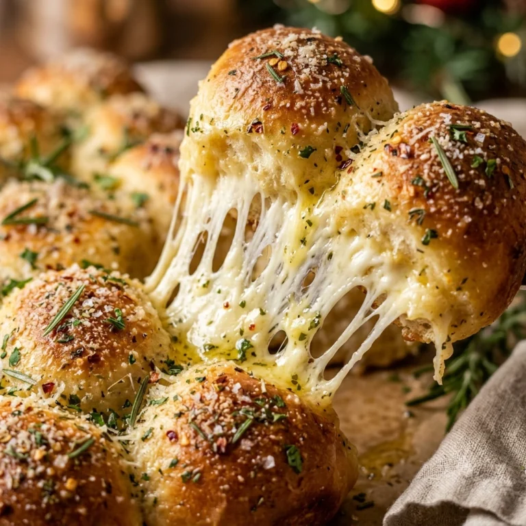 Cheesy Pull-Apart Christmas Tree Bread
