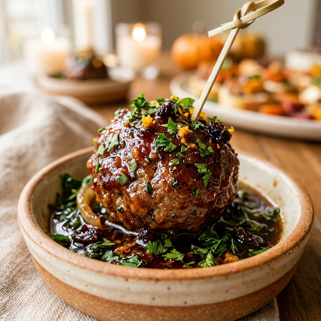 Coca Cola Meatballs Thanksgiving Appetizer