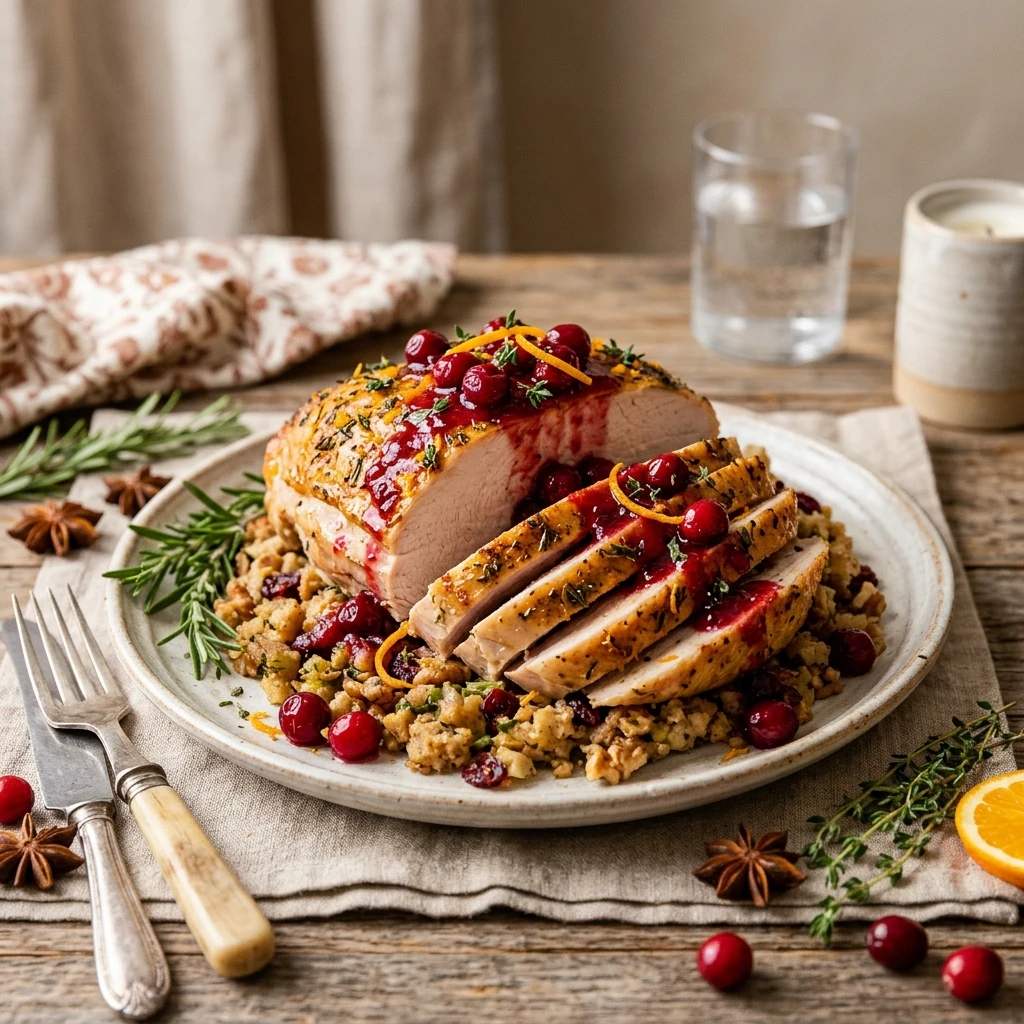Cranberry Orange Turkey Breast