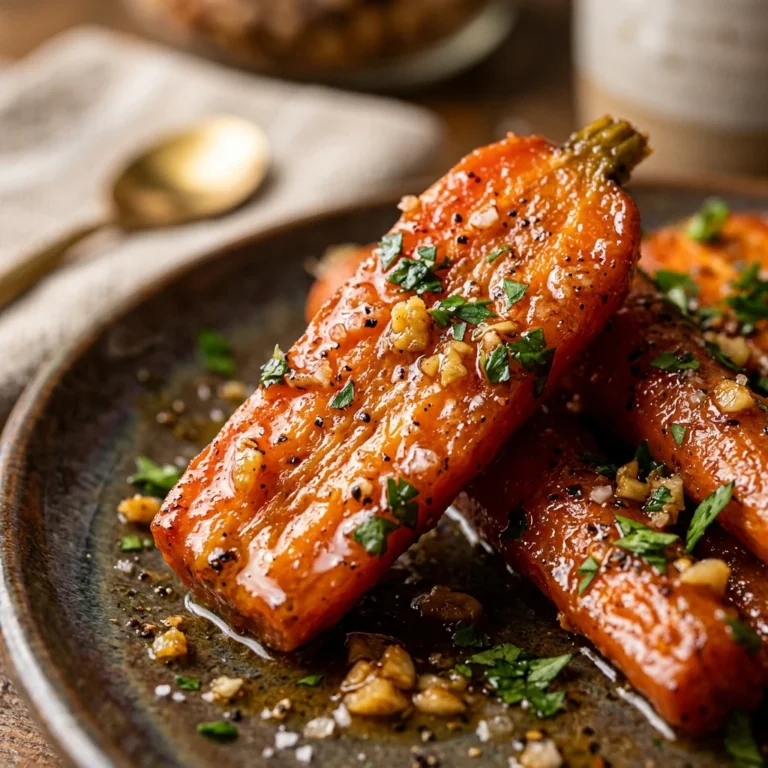 Easy Honey Garlic Butter Roasted Carrots
