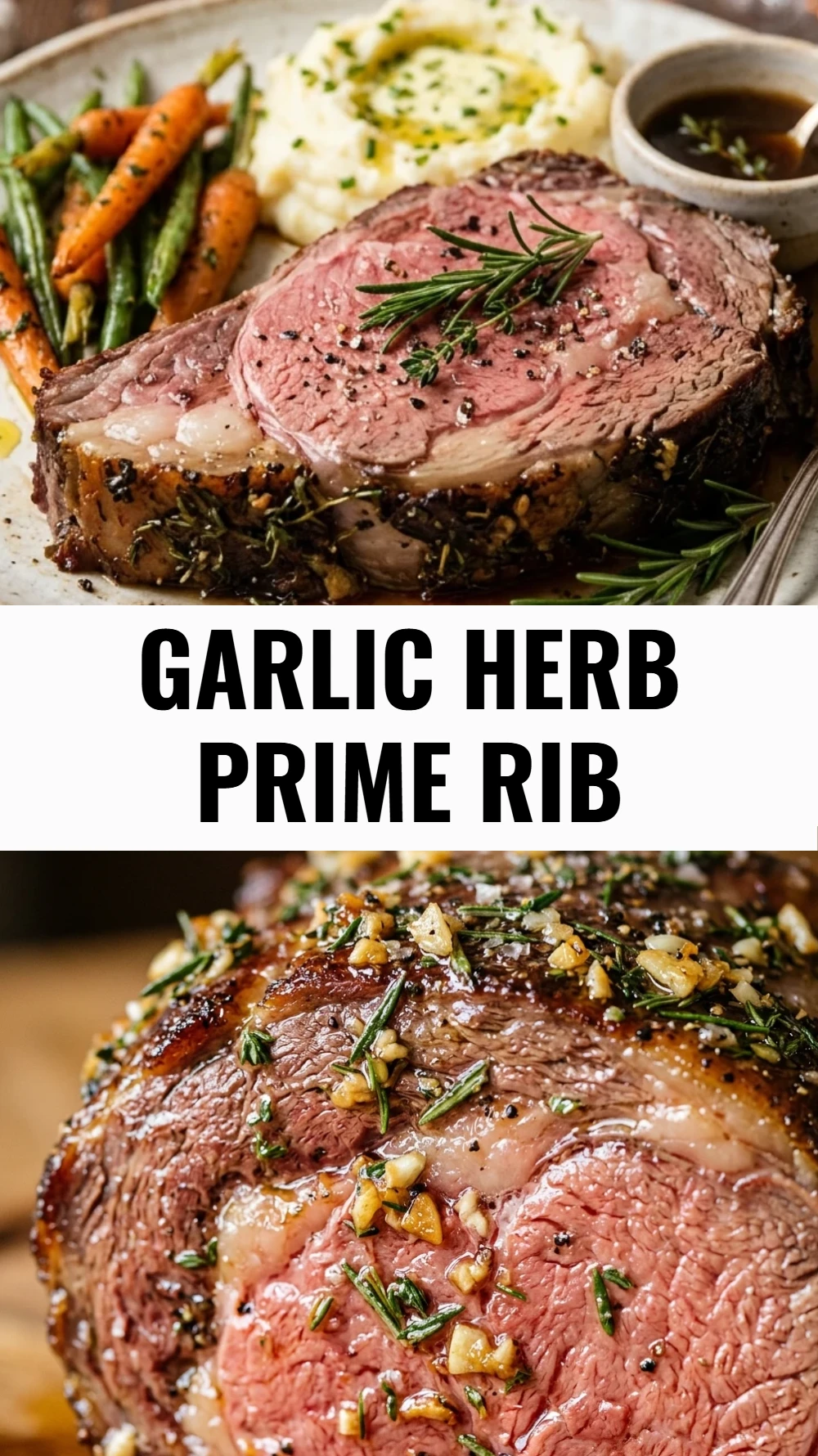 Garlic Herb Prime Rib