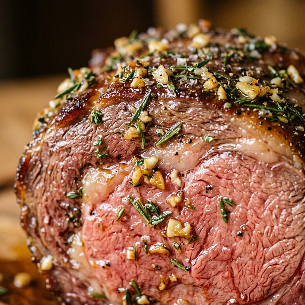 Garlic Herb Prime Rib