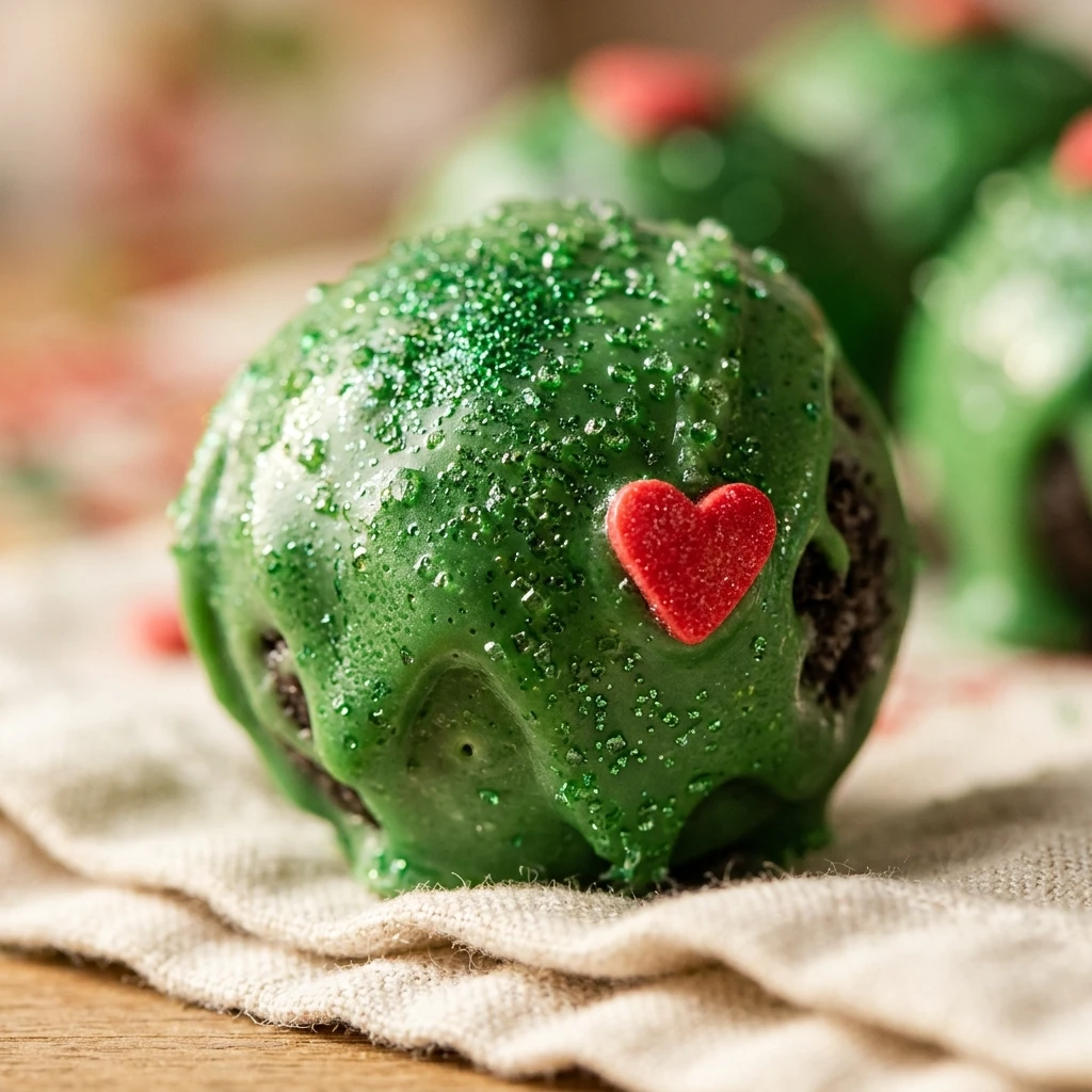 Grinch Oreo Balls