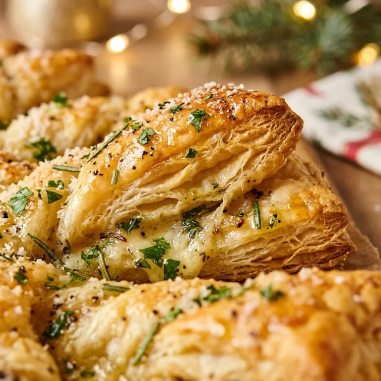 Puff Pastry Christmas Tree Appetizer