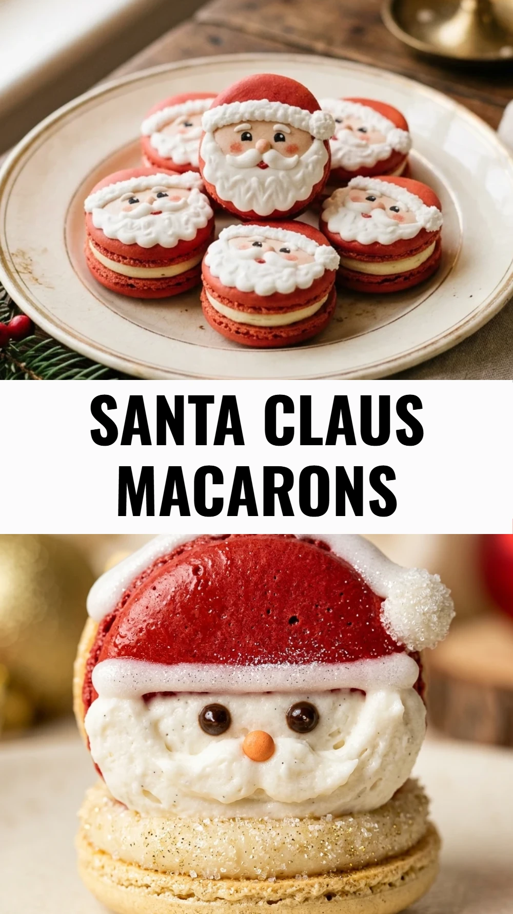 Santa Claus Macarons