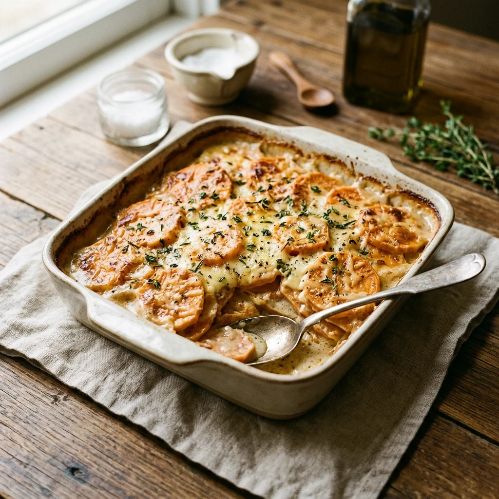 Scalloped Sweet Potatoes